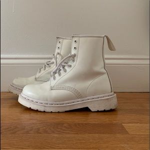 White Dr Martens Boots